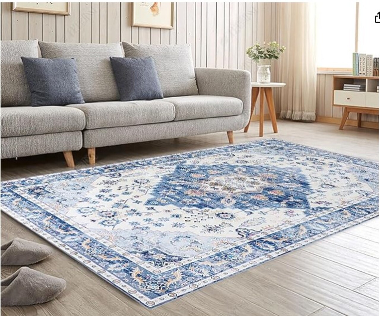 Feet Washable Area Rugs,Soft,Non-Slip Area Rugs for Bedroom,Living Room,Kids Nursery Room,Dinning Room,Home Decoration,Machine Washable